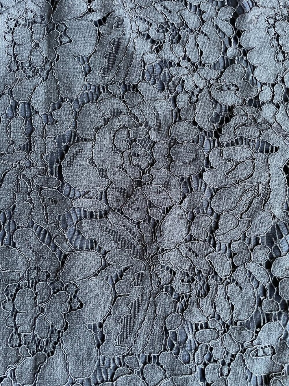 Entire Closet $5! $145 NEW Lauren Ralph Lauren Navy Blue Lace Bell Sleeve Top - Picture 6 of 13